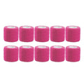 Atadura Elástica Compressiva - Kit 10 Peças Atadura Elástica Compressiva - Kit 10 Peças FutCarioca Rosa 5cm X 4.5 metros 